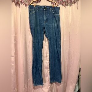 Wrangler Men's Blue Bootcut Jeans